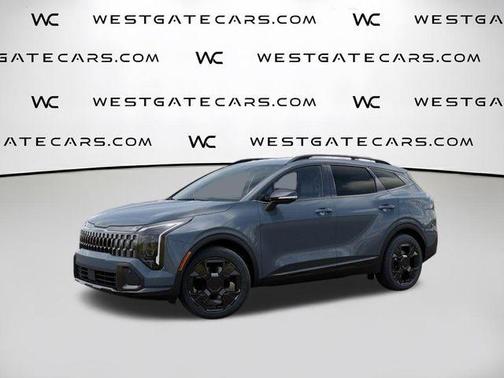 Heritage Blue 2026 Kia Sportage Hybrid X-Line