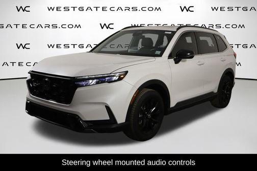 White 2025 Honda CR-V Hybrid Sport-L