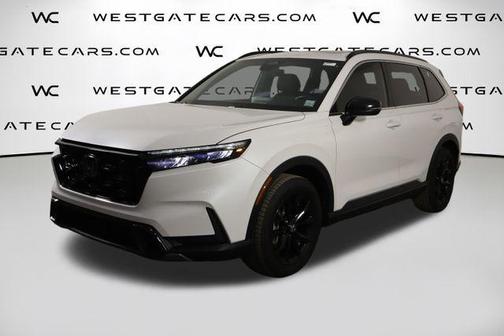 White 2025 Honda CR-V Hybrid Sport-L