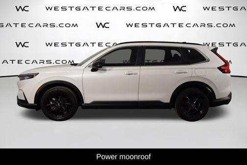 White 2025 Honda CR-V Hybrid Sport-L