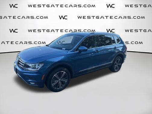 Silk Blue Metallic 2019 Volkswagen Tiguan 2.0T SEL