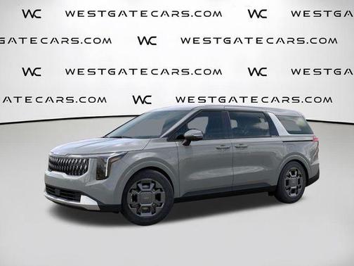 Ceramic Silver 2026 Kia Carnival Hybrid EX