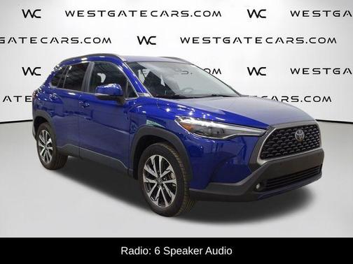 Blue 2022 Toyota Corolla Cross XLE