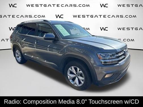 Platinum Gray Metallic 2018 Volkswagen Atlas 2.0T SE
