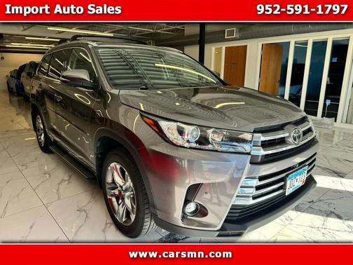 Predawn Gray Mica 2019 Toyota Highlander Limited Platinum