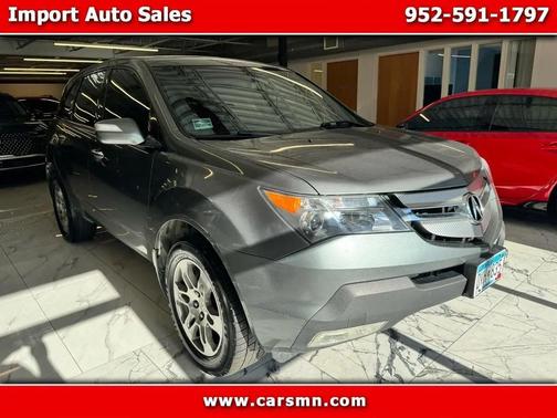 Sterling Gray Metallic 2008 Acura MDX Technology