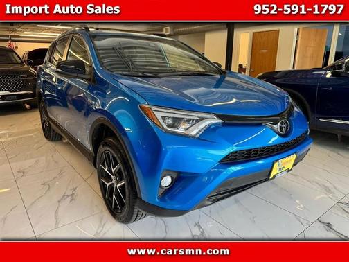 Electric Storm Blue 2018 Toyota RAV4 Hybrid SE