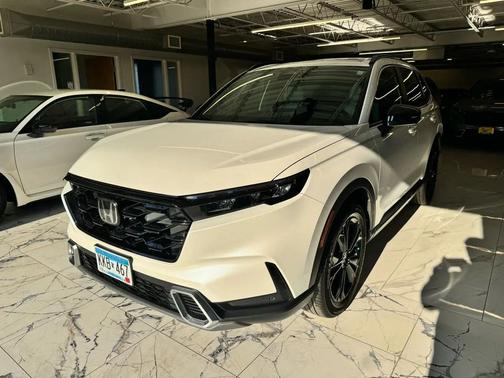 Pearl White 2023 Honda CR-V Hybrid Sport Touring AWD