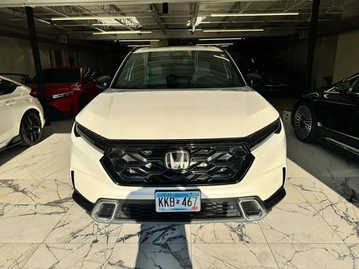 Pearl White 2023 Honda CR-V Hybrid Sport Touring AWD