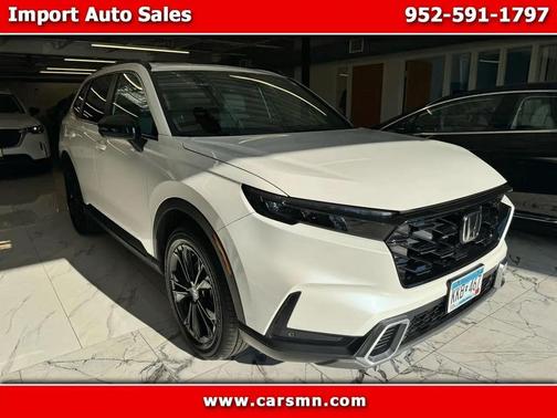 Pearl White 2023 Honda CR-V Hybrid Sport Touring AWD