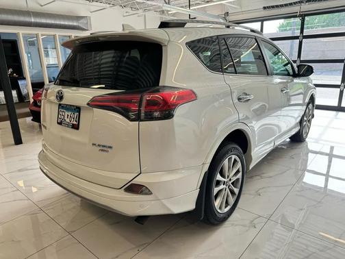 Pearl White 2017 Toyota RAV4 Limited