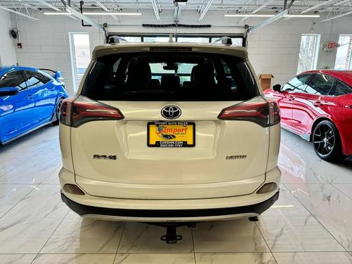 Pearl White 2017 Toyota RAV4 Limited