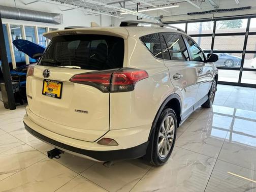 Pearl White 2017 Toyota RAV4 Limited