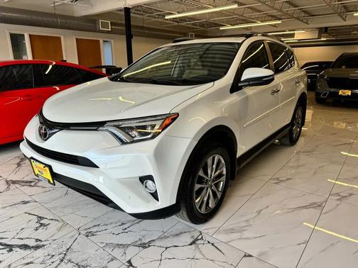 Pearl White 2017 Toyota RAV4 Limited