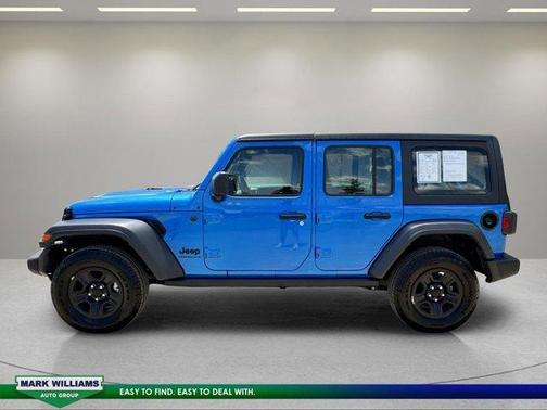 Hydro Blue Pearlcoat 2024 Jeep Wrangler Sport