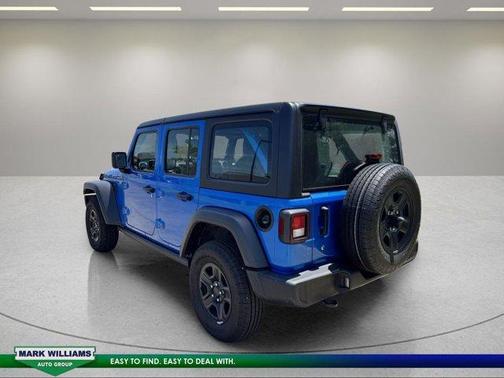 Hydro Blue Pearlcoat 2024 Jeep Wrangler Sport