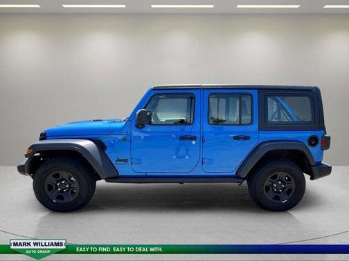Hydro Blue Pearlcoat 2024 Jeep Wrangler Sport