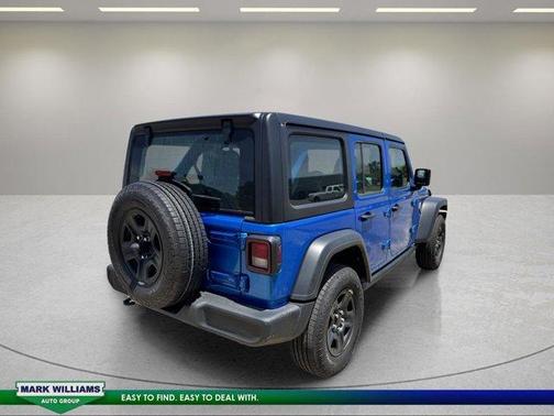 Hydro Blue Pearlcoat 2024 Jeep Wrangler Sport