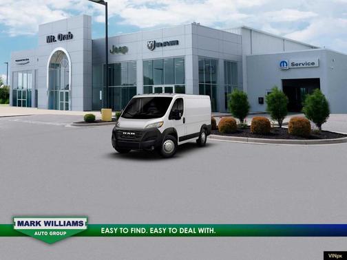 Bright White Clearcoat 2026 RAM ProMaster 1500 Low Roof