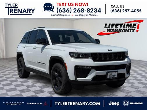 Bright White Clearcoat 2026 Jeep Grand Cherokee Limited 4x4