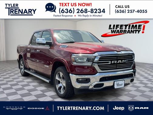 Delmonico Red Pearlcoat 2020 RAM 1500 Laramie