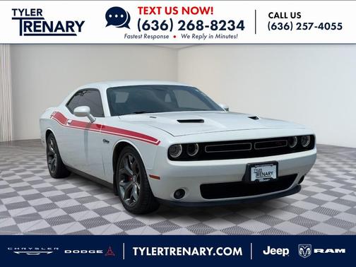 Ivory White Tri-Coat Pearl 2015 Dodge Challenger R/T Plus