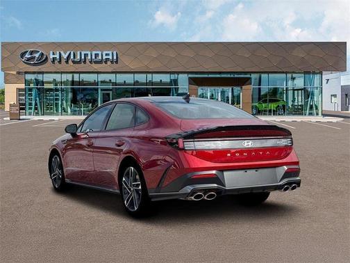 Red 2026 Hyundai SONATA N Line
