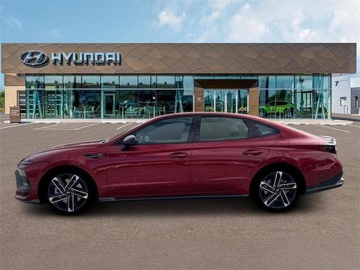 Red 2026 Hyundai SONATA N Line