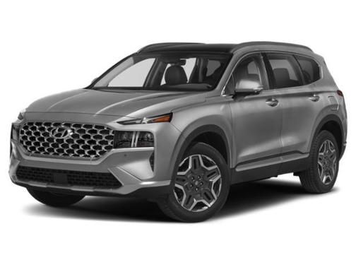 Shimmering Silver 2023 Hyundai SANTA FE HEV Limited