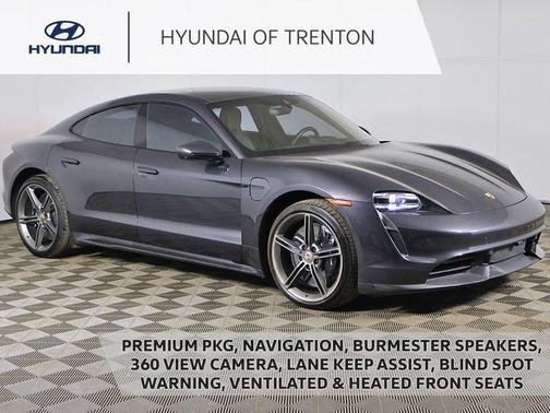 Volcano Grey Metallic 2021 Porsche Taycan Turbo S