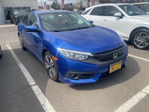 Blue 2018 Honda Civic EX-L