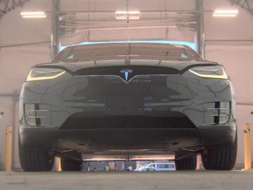 Deep Blue Metallic 2020 Tesla Model X Performance