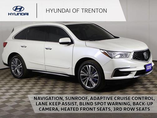 White Diamond Pearl 2018 Acura MDX 3.5L w/Technology Package