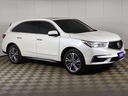 White Diamond Pearl 2018 Acura MDX 3.5L w/Technology Package