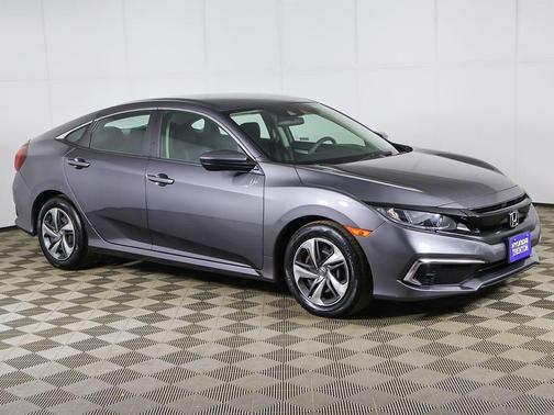 Modern Steel Metallic 2020 Honda Civic LX