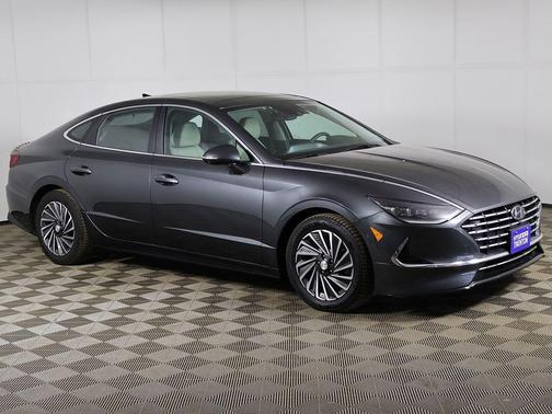 Portofino Gray 2023 Hyundai SONATA Hybrid Limited