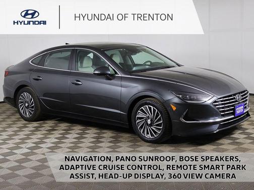 Portofino Gray 2023 Hyundai SONATA Hybrid Limited