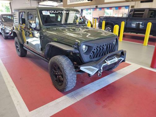 Sarge Green Clearcoat 2021 Jeep Wrangler Unlimited Sport