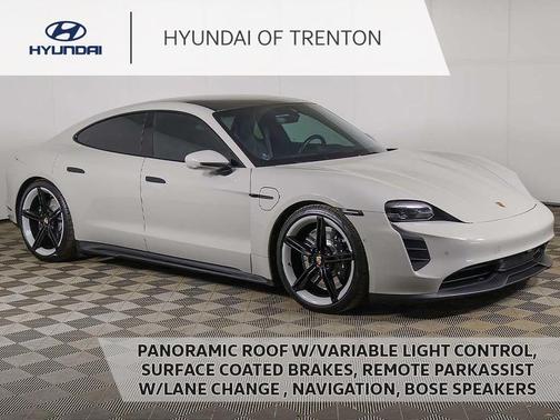 Gray 2023 Porsche Taycan GTS