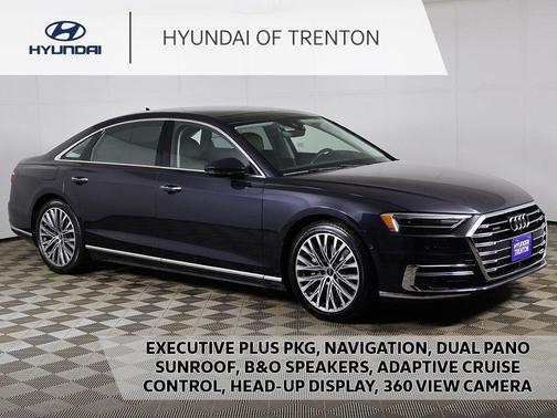 Moonlight Blue Metallic 2021 Audi A8 L 55