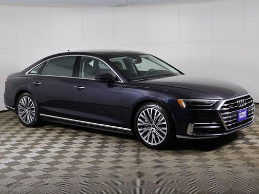 Moonlight Blue Metallic 2021 Audi A8 L 55