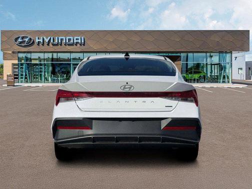White 2026 Hyundai ELANTRA HEV Blue