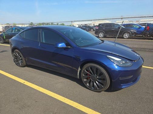 Deep Blue Metallic 2023 Tesla Model 3 Performance