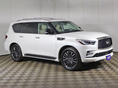 Moonstone White 2023 INFINITI QX80 PREMIUM SELECT