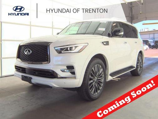 Moonstone White 2023 INFINITI QX80 PREMIUM SELECT