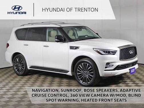 Moonstone White 2023 INFINITI QX80 PREMIUM SELECT