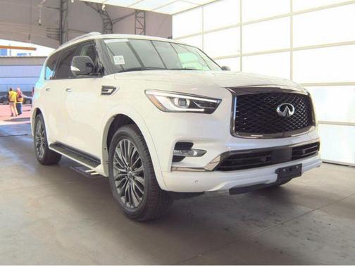 Moonstone White 2023 INFINITI QX80 PREMIUM SELECT