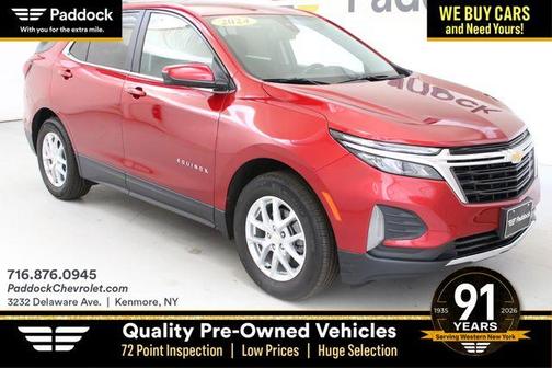 Radiant Red 2024 Chevrolet Equinox LT