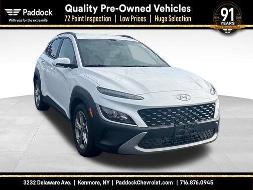 Lunar White 2023 Hyundai KONA SEL