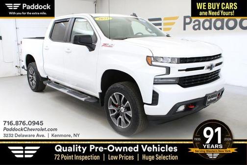 Summit White 2021 Chevrolet Silverado 1500 RST
